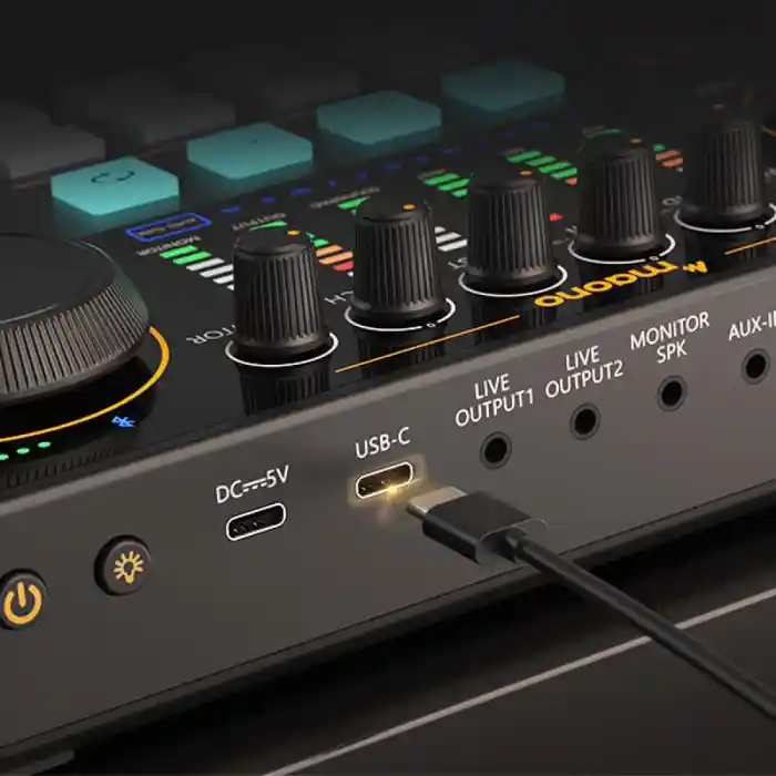 MAONO Maonocaster AME2 Integrated Audio Production Studio Sound Card